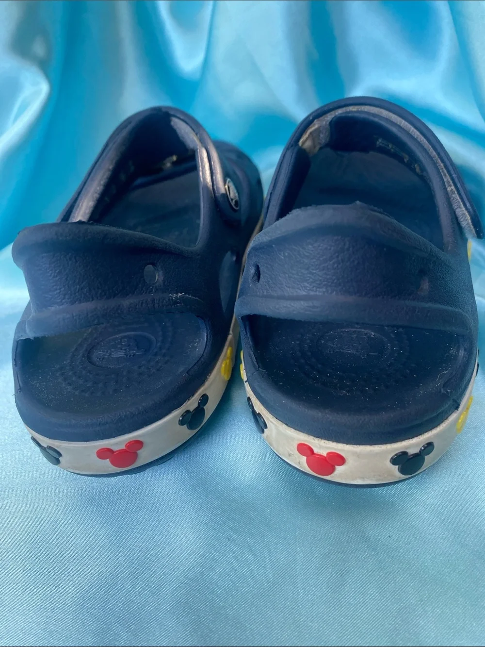 Crocs Kids Navy Mickey Mouse Sandals Shoes